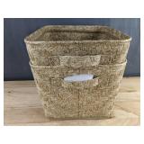 2 Brightroom Paper Rope Bins - 11 in L x 10 in W x 8 in H - Brand New