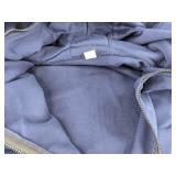Zip-Up Hoodie Navy Blue Adult Size XXXL - Brand New