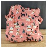 Adult Oversized Blanket Hoodie - Dog Print - New