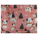 Adult Oversized Blanket Hoodie - Dog Print - New