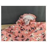 Adult Oversized Blanket Hoodie - Dog Print - New
