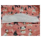Adult Oversized Blanket Hoodie - Dog Print - New