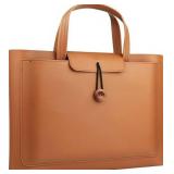 Creator Laptop Case Sleeve 13.3-14 Inch Briefcase Waterproof PU Leather Tote Bag - Brand New