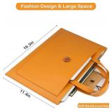 Creator Laptop Case Sleeve 13.3-14 Inch Briefcase Waterproof PU Leather Tote Bag - Brand New