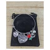 Life Is Beautiful Silver Bracelet & Encouraging Silver Bracelet - Brand New