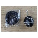 2 Ayana Unisex Crystal Pendant Necklaces - Brand New