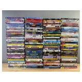 150 DVD Movie Collection - Rocky Road, Carrie, 8 Mile, Shark Tale, Step Brothers, The Bourne Ultimatum, Lizzie McGuire Movie, High School Musical 3, Finding Neverland, I Am Legend *C