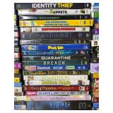 150 DVD Movie Collection - Rocky Road, Carrie, 8 Mile, Shark Tale, Step Brothers, The Bourne Ultimatum, Lizzie McGuire Movie, High School Musical 3, Finding Neverland, I Am Legend *C
