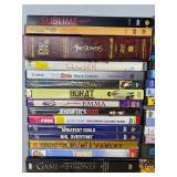 120 DVD Movie Collection - The Lord of the Rings: The Two Towers, Game of Thrones, Borat, Despicable Me 2, The Bourne Ultimatum, The Back-Up Plan *C