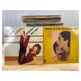 90+ Vinyl LP Album Collection - Chicago, Jane Fonda, Sonny & Cher, The Oak Ridge Boys, Simon & Garfunkel, Pavarotti, The Kingston Trio, The Grass Roots *C