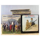 90+ Vinyl LP Album Collection - Chicago, Jane Fonda, Sonny & Cher, The Oak Ridge Boys, Simon & Garfunkel, Pavarotti, The Kingston Trio, The Grass Roots *C