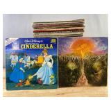 100+ Vinyl LP Album Collection - Neil Diamond, Grand Funk, Steppenwolf, Disney Cinderella, Sergio Mendes & Brasil, Ray Charles, Sesame Street, Elvis, Puff The Magic Dragon, 20 Golden Rockers *C