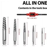Talaze 6pc Screw Extractor Set With Tap Wrench - Brand New
