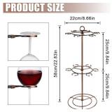 Nqeuepn Champagne Tower Stand 2 Tier 12 Glass Holder - Brand New