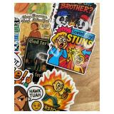 50 Humorous Novelty Cartoon Stickers - Brand New