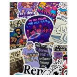 50 Humorous Novelty Cartoon Stickers - Brand New