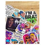 50 Humorous Novelty Cartoon Stickers - Brand New
