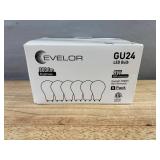 Evelor Gu24 LED Bulbs 6-pack 60w Equivalent 5000k Daylight 800lm - Brand New