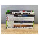 9 Video Games for Xbox, Xbox One & Xbox 360 Games - NBA, NHL, Resident Evil 6, Poker, Michael Jackson *C