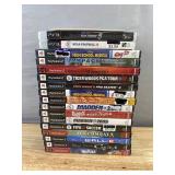 16 PlayStation 2 & 2 PS3 Video Games - NCAA Football 12, Gran Turismo 5, The Incredibles, Madden 2005 *C
