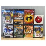 16 PlayStation 2 & 2 PS3 Video Games - NCAA Football 12, Gran Turismo 5, The Incredibles, Madden 2005 *C