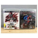 16 PlayStation 2 & 2 PS3 Video Games - NCAA Football 12, Gran Turismo 5, The Incredibles, Madden 2005 *C