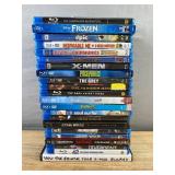 22 Blu-ray Movie Collection - Star Wars, The Hunger Games, Shawshank Redemption, Divergent, Dark Knight Rises, Despicable Me, Pitch Perfect, X-Men *C