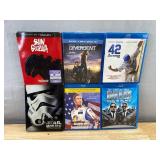 22 Blu-ray Movie Collection - Star Wars, The Hunger Games, Shawshank Redemption, Divergent, Dark Knight Rises, Despicable Me, Pitch Perfect, X-Men *C