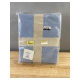 Threshold Twin XL Duvet Cover & Sham Set Chambray Blue - Brand New