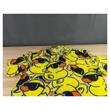 Rubber Duck Themed Button-Up Shirt - Yellow - Men