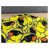 Rubber Duck Themed Button-Up Shirt - Yellow - Men