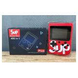 Sup Game Box Handheld Console with 400 Video Games - Games like Mario, TMNT, Contra, Double Dragon, Mortal Kombat, Galaga - Brand New