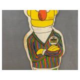 Sesame Street Live Bert 1980 Vintage Felt 22.5" Pennant