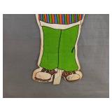 Sesame Street Live Bert 1980 Vintage Felt 22.5" Pennant
