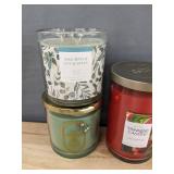Assorted Yankee Candle & WoodWick Scented Candles - 8 Total - New