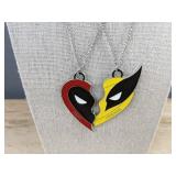 Best Friends Deadpool & Wolverine 20" Necklace - Brand New