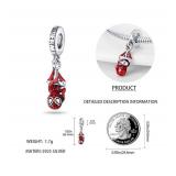 Spider-Man S925 Silver Charm for Pandora Bracelet - Brand New
