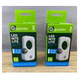 Greenlite LED Nite Lite Dusk-To-Dawn Sensor 2-pack, 2 Total - Brand New