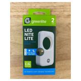 Greenlite LED Nite Lite Dusk-To-Dawn Sensor 2-pack, 2 Total - Brand New