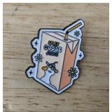 Silly Goose Juice Enamel Pin - Brand New