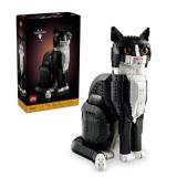 LEGO Ideas Tuxedo Cat Building Set, DIY Crafts Kit for Home Decor - 21349 - $99.99 Retail - Brand New