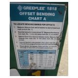 Greenlee Tubing Bender & Dies