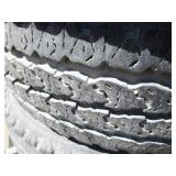 (4) 225/70 R19.5 Tires & Wheels