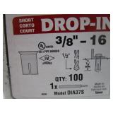 (200) 3/8" Drop in Anchors