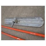 Concrete Bull Float & Handles 8"x48"