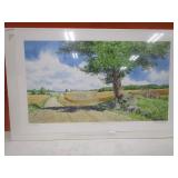 Charles L Peterson Harvest Lunch S/N 1853/2000 Image Size 17 1/2"x31" Overall 21 1/2"x34 1/2"