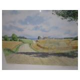 Charles L Peterson Harvest Lunch S/N 1853/2000 Image Size 17 1/2"x31" Overall 21 1/2"x34 1/2"
