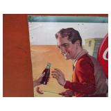 Vintage Coca Cola Cardboard Advertising