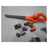 Cordless Drills, Leaf Blower