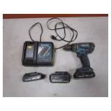 Makita 18v Drill, Batteries, Charger